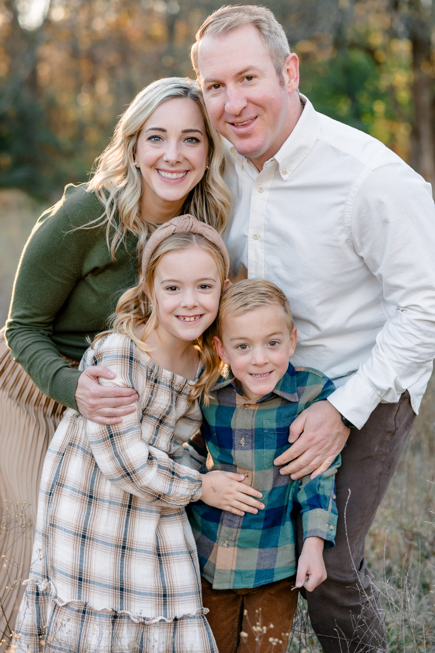 family photo in nature